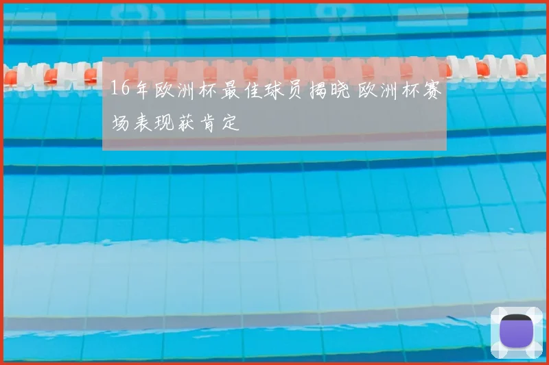 16年欧洲杯最佳球员揭晓 欧洲杯赛场表现获肯定